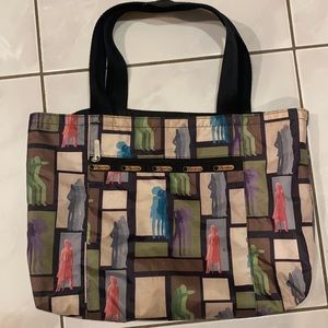 LeSportsac multi color tote